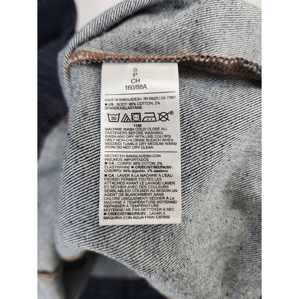 Old Navy Womens Dark Wash Denim Midi Fit and Flare Square Neck Dress Small NWT - Picture 10 of 10
